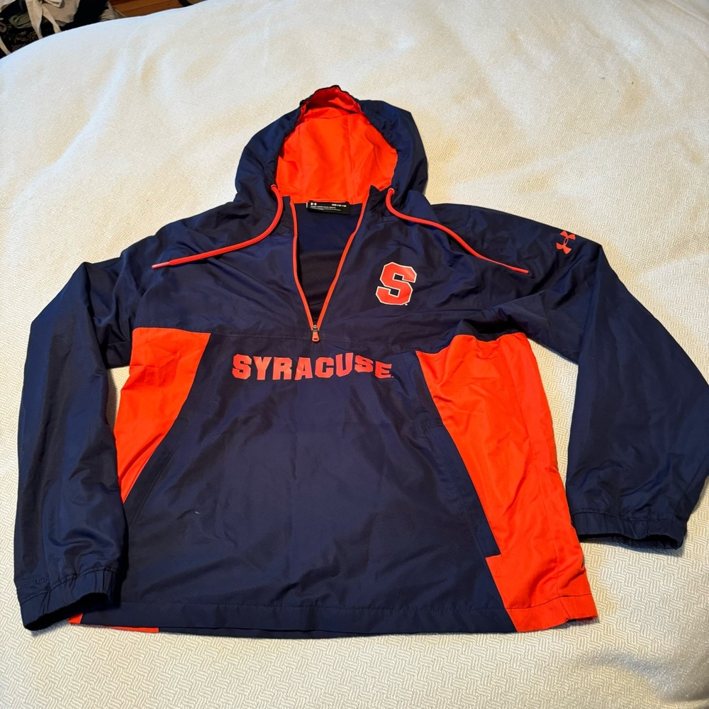 Syracuse Navy and Orange Pullover Jacket